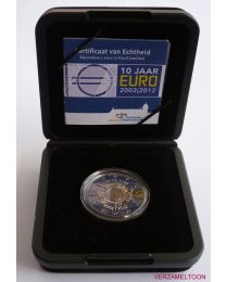 Nederland 2012: Speciale 2 Euro Proof: 10 Jaar Euro