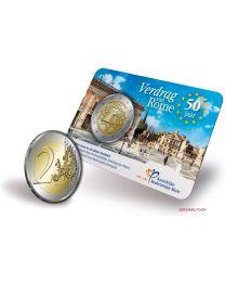 Nederland 2007: Speciale 2 Euro in Coincard: 50 Jaar Verdrag van Rome
