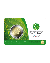 België 2020: Speciale 2 Euro unc: 2 euromunt België 2020 ‘Internationaal jaar van de plantengezondheid’ BU in coincard NL