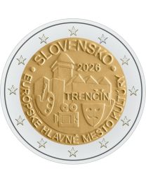 Slowakije 2026: Speciale 2 Euro unc: "Trencín – Culturele Hoofdstad"