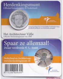 Nederland 2008: Coincards Herdenkingsmunten: Architectuur Vijfje