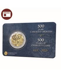 België 2021: Speciale 2 Euro unc: ‘500 jaar Carolus V munten’ BU in coincard NL