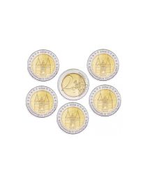 Duitsland 2006: Speciale 2 Euro unc: Holstentor Lubeck Serie: A, D, F, G, en J