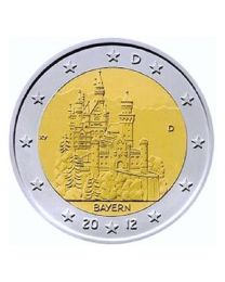 Duitsland 2012: Speciale 2 Euro unc: Neuschwanstein Bayern D