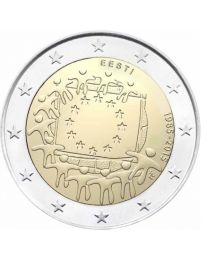 Estland 2015: Speciale 2 Euro unc: 30 Jaar Europese Vlag