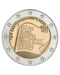 Estland 2022: Speciale 2 Euro unc: "Literaire Societeit"