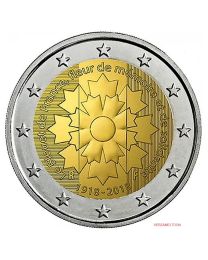 Frankrijk 2018: Speciale 2 Euro unc: Korenbloem