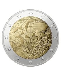 Frankrijk 2022: Speciale 2 Euro unc: "Erasmus"