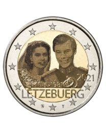 Luxemburg 2021: Speciale 2 Euro unc: "Huwelijk" 2021 (foto-versie)