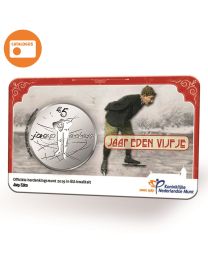 Nederland 2019: Herdenkingsmunt: Jaap Eden Vijfje 2019 BU-kwaliteit in coincard