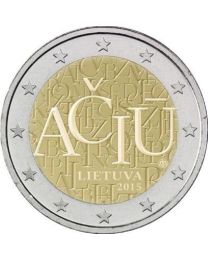 Litouwen 2015: Speciale 2 Euro unc: Litouwse Taal