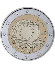 Litouwen 2015: Speciale 2 Euro unc: 30 Jaar Europese Vlag