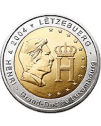 Luxemburg 2004: Speciale 2 Euro unc: Monogram Henri