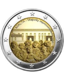 Malta 2012: Speciale 2 Euro unc: 125 Jaar Kiesrecht