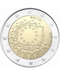 Malta 2015: Speciale 2 Euro unc: 30 Jaar Europese Vlag