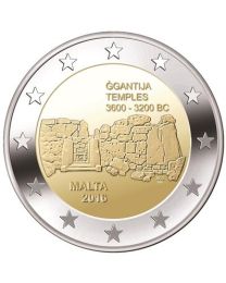 Malta 2016: Speciale 2 Euro unc: Tempels van Ggantija