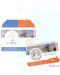 Nederland 2011: 1e Dag Coincards Herdenkingsmunten: 100 Jaar Muntgebouw Vijfje