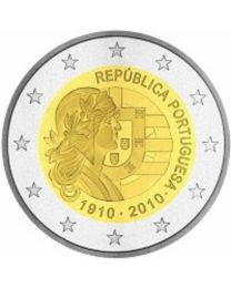 Portugal 2010: Speciale 2 Euro unc: 100 Jaar Portugese Republiek