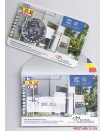 Nederland 2013: 1e Dag Coincards Herdenkingsmunten: Het Rietveld Vijfje