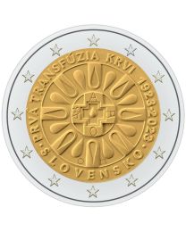 Slowakije 2023: Speciale 2 Euro unc: "Bloed Transfusie"