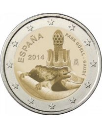 Spanje 2014: Speciale 2 Euro unc: Gaudi