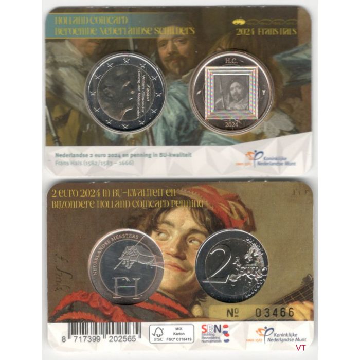 Nederland 2024 Holland Coin Fair Coincard Frans Hals