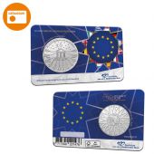 Nederland 2022: Herdenkingsmunt: 30 jaar Verdrag van Maastricht Vijfje 2022 BU-kwaliteit in coincard
