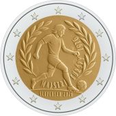 Slowakije 2026: Speciale 2 Euro unc: "Herdenking Europees Kampioen Voetbal"