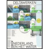 Nederland 2026: NVPH: V....-....: Deltawerken: velletje gestempeld