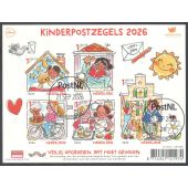 Nederland 2026: NVPH: V....: Kinderpostzegels: velletje gestempeld