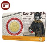 België 2023: Speciale 2 Euro: "75 jaar Vrouwenkiesrecht" BU in coincard NL