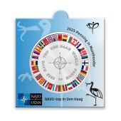 Nederland 2025: Penning in munthouder: HCF 2025: NAVO Top In Den Haag"