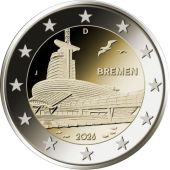 Duitsland 2026: Speciale 2 Euro unc:  "Bremen" 2026: Met letter G