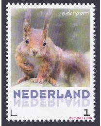 Nederland 2013: NVPH: V3013-Aa-11: "Zoogdieren in Nederland": Eekhoorn: postfris