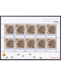Nederland 2013: NVPH: V3013-Aa-12: "Zoogdieren in Nederland": Egel: velletje postfris