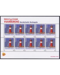 Nederland 2014: NVPH: V3013-Ab-25: "Nederlandse Vuurtorens": Westkapelle, Noorderhoofd: velletje postfris