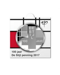 Nederland 2017: 100 Jaar De Stijl Penning in munthouder