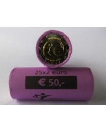 Nederland 2009: Muntrol met 25 x Speciale 2 Euro: 10 Jaar EMU UNC