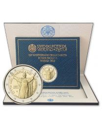 Vaticaan 2022: Speciale 2 Euro BU in blister: "Paus Paulus"