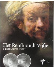 Nederland 2006: Zilveren Herdenkingsmunten Proof: Het Rembrandt Vijfje