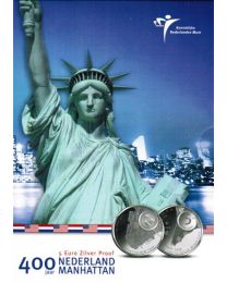 Nederland 2009: Zilveren Herdenkingsmunten Proof: Het Manhattan Vijfje