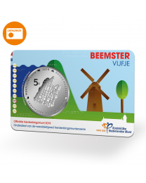 Nederland 2019: BU Coincard Herdenkingsmunt: Het Beemster Vijfje 2019