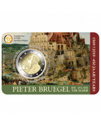 België 2019: Speciale 2 Euro unc:   "Bruegel"  in Coincard NL