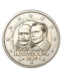 Luxemburg 2020: Speciale 2 Euro unc:  "Prins Hendrik"