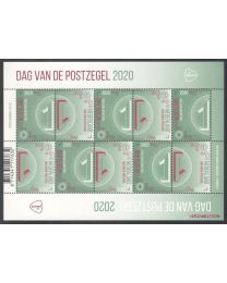 Nederland 2020: NVPH: V3882-3883: Dag van de Postzegel 2020: velletje postfris