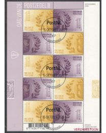 Nederland 2021: NVPH: V3976-3977: Dag van de Postzegel: velletje gestempeld