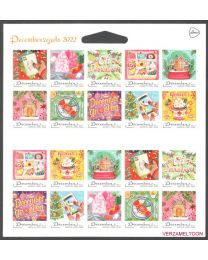 Nederland 2022: NVPH: V4062-4071: Decemberzegels: velletje postfris