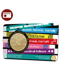 België 2023: 2,5 euromunt 2023 ‘Belgische Festivalcultuur’ BU in coincard NL