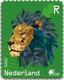 Nederland 2023: NVPH: CR.: NL Crypto stamp 2: GROEN postfris