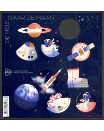 Nederland 2023: NVPH: V4098-4106: De reis naar de Maan: velletje postfris